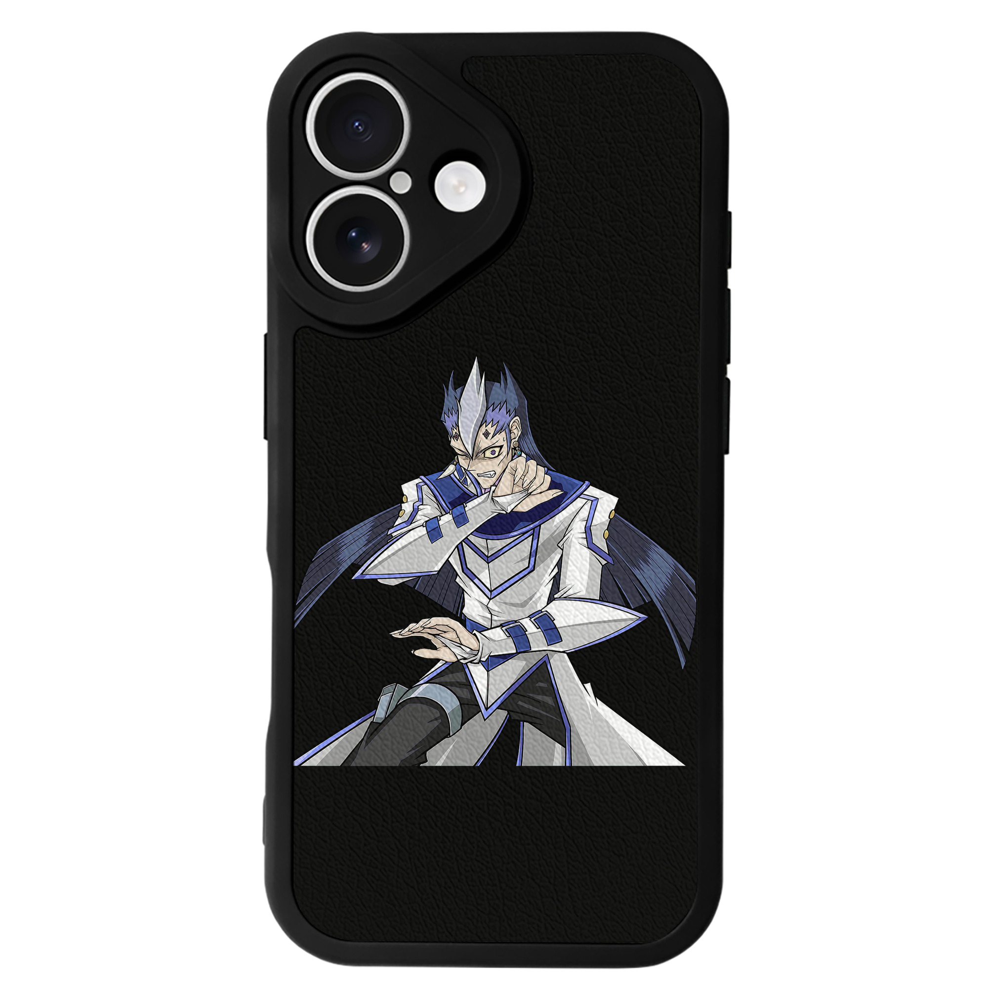 （画像用） 遊☆戯☆王 Yu-Gi-Oh! 【iPhone 16シリーズ対応】シリコンスマホケース（レザー調） 材質：シリコン